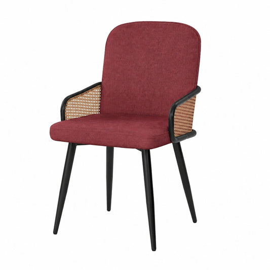 lot-de-2-chaises-en-tissu-rouge-avec-accoudoirs-en-rotin-et-pieds-en-metal-noir-gfaql12108qf
