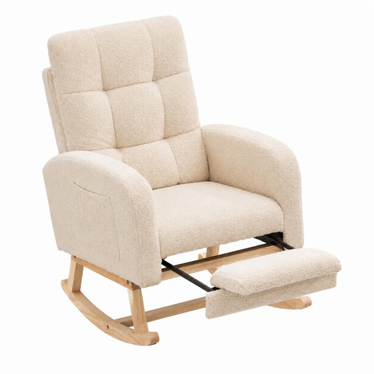 fauteuil-a-bascule-en-velours-beige-avec-cadre-en-bois-bfyft12055kt